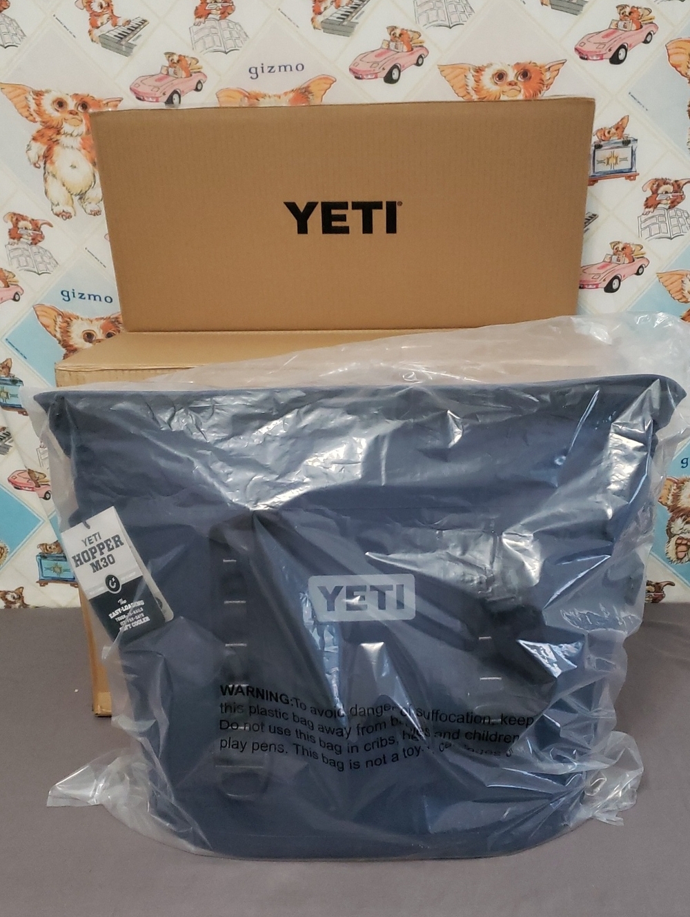 Yeti Hopper M30 Soft Cooler Classic Navy Blue Gray New In Box